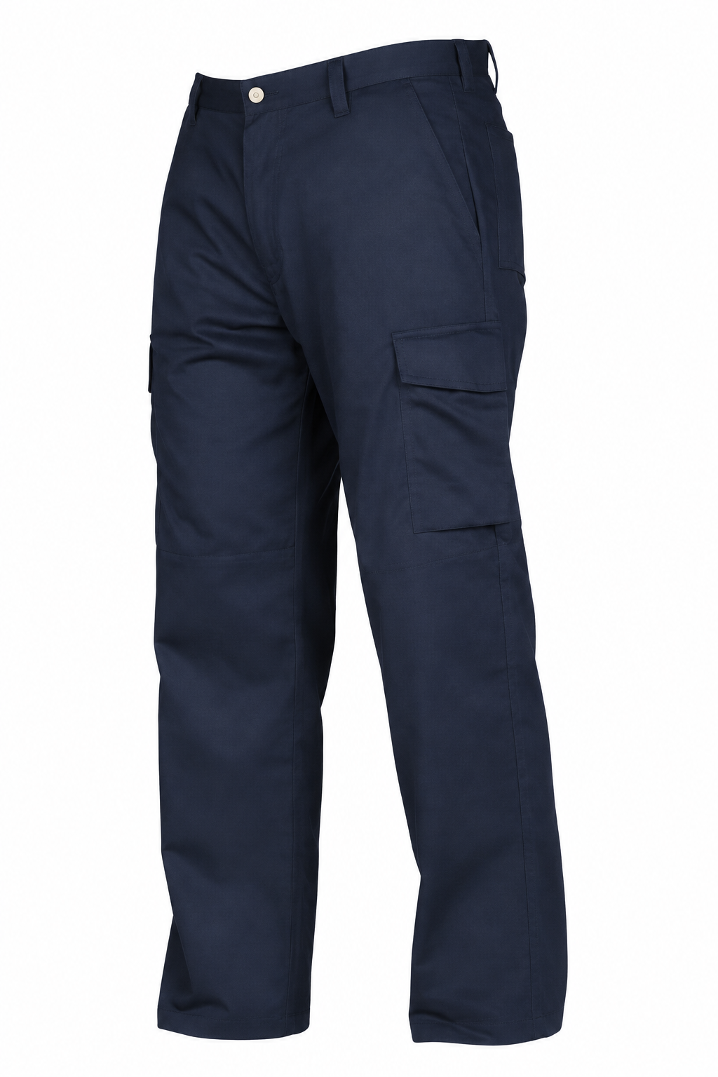 Pantalon Cargo Gabardina Azul Marino 2XL