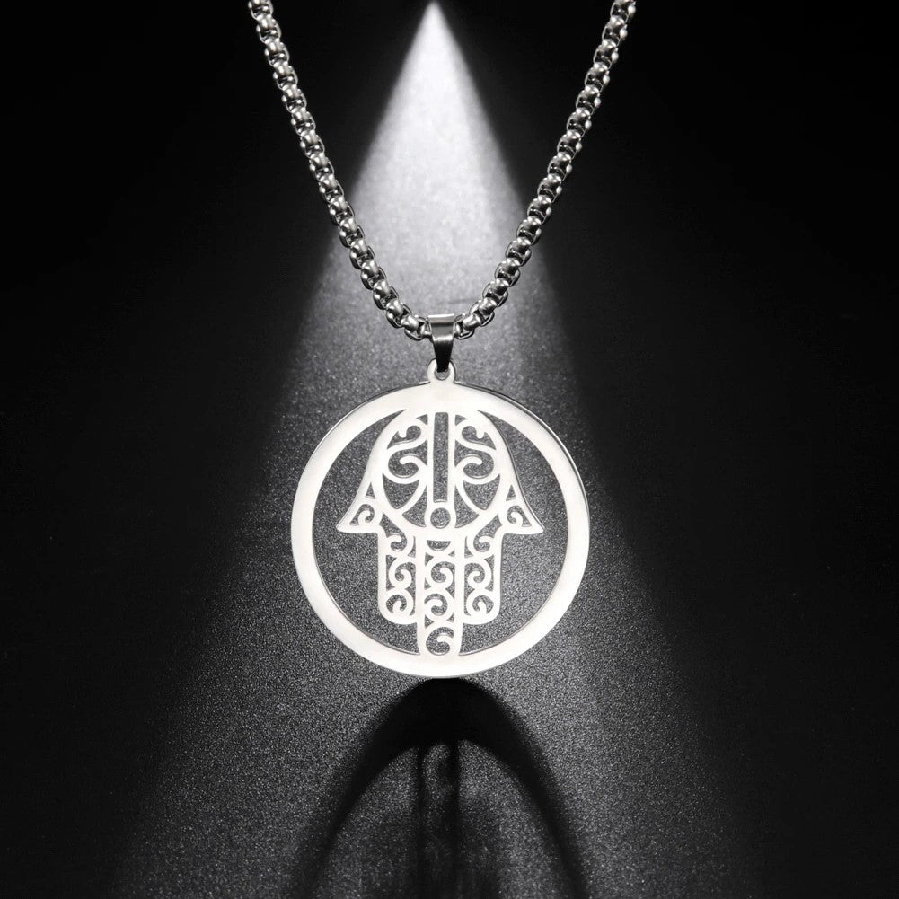 Colgante Collar Mano de Fatima Hamsa